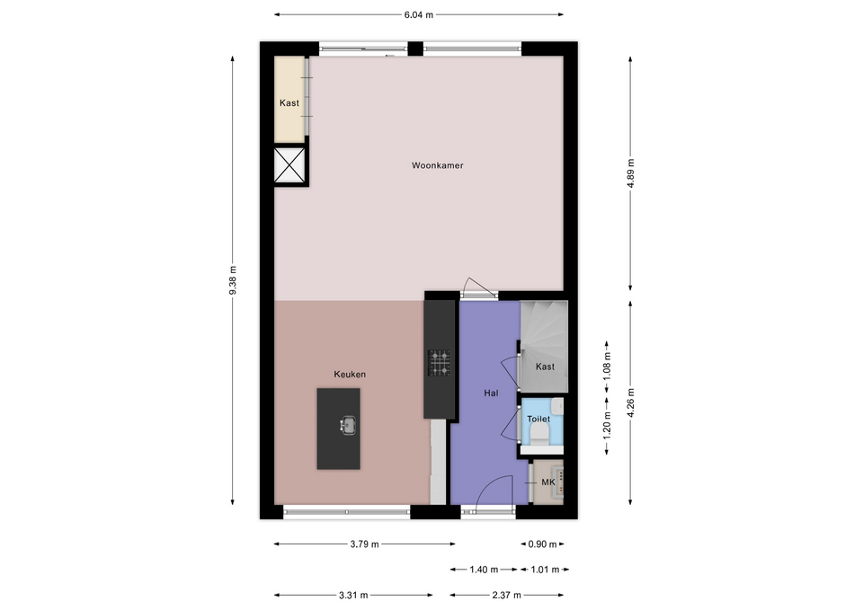 2d plattegrond Schiedam