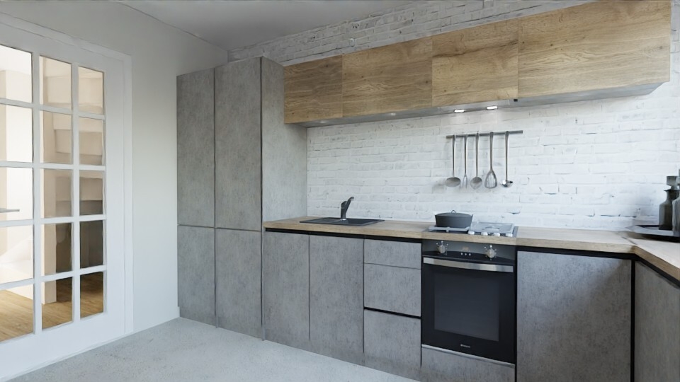 Artist impression Keuken Schiedam